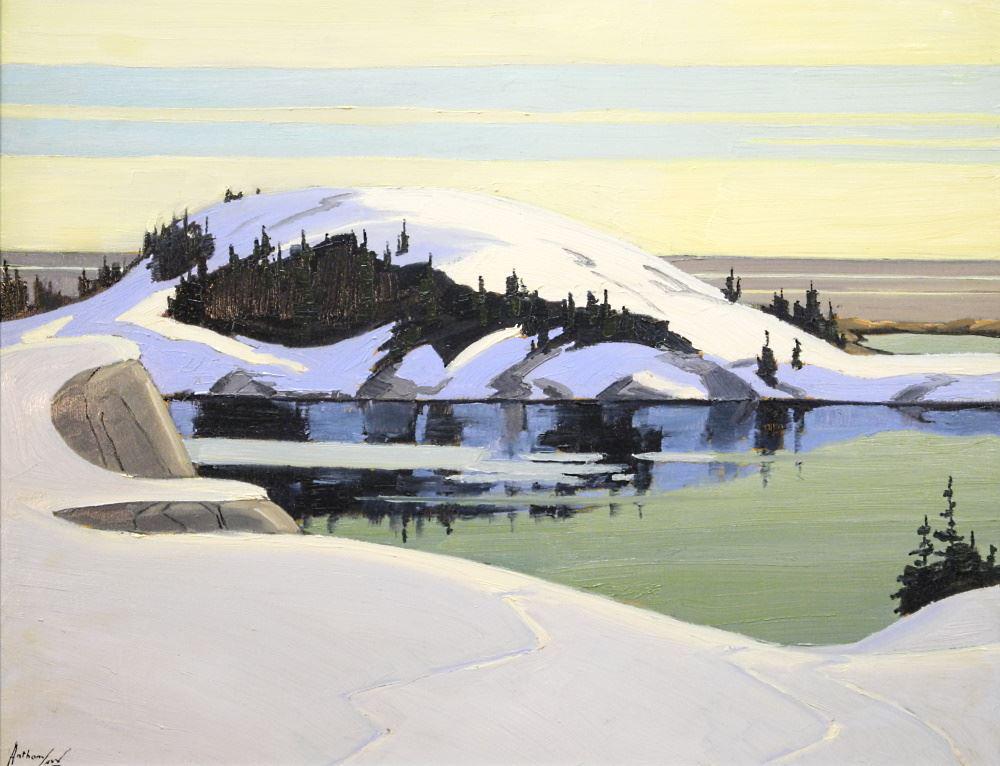 Oil on Board Signed (Charles) Anthony Law, 19" x 24", "Tranquil- ity" (East Dover, NS). (1 of 5)