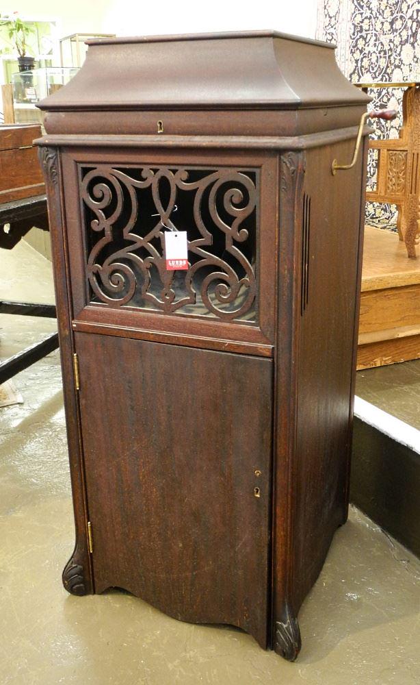 Edison Amber B1 Phonograph, Circa 1911, 48" High. (1 of 4)