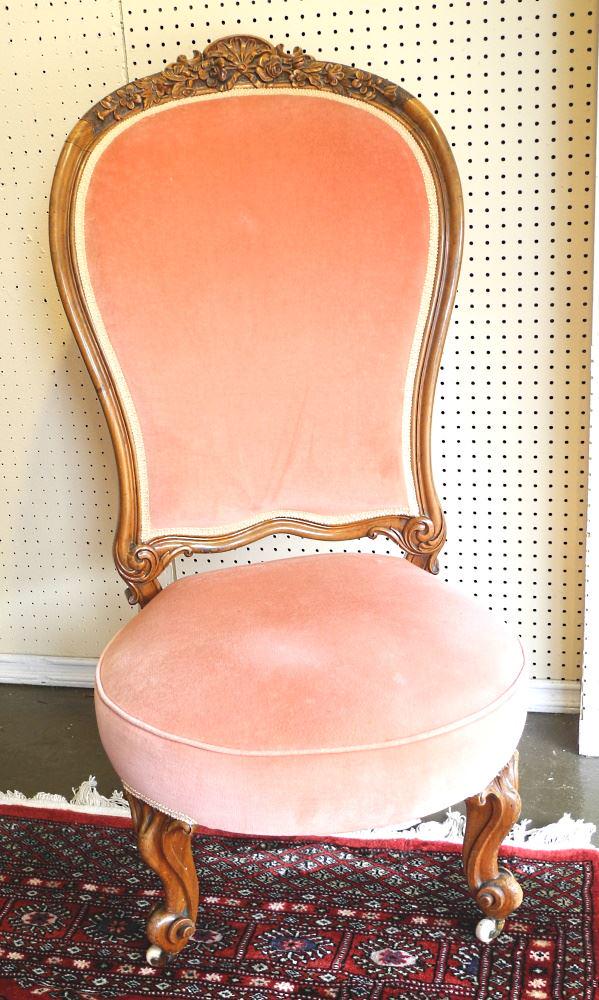 Victorian Slipper Chair. (1 of 3)
