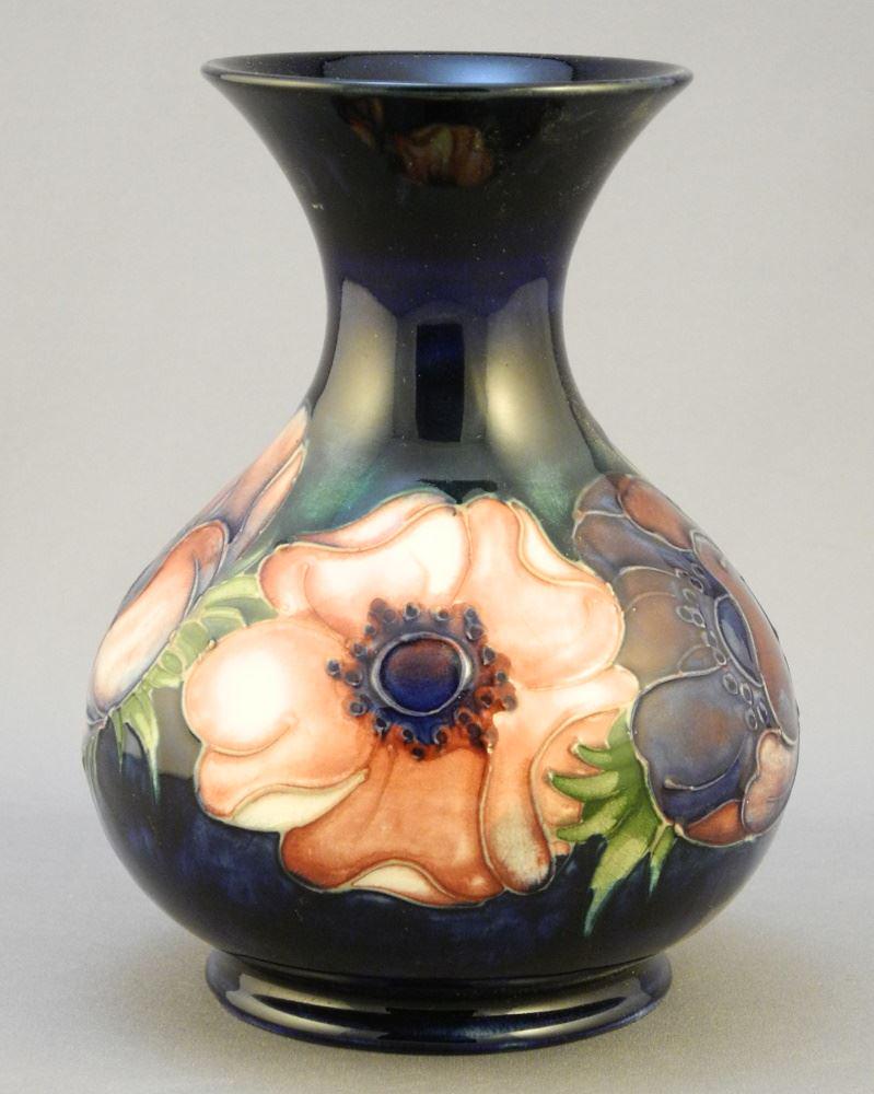 Moorcroft "Anemone" Vase, 6 1/8" High (1 of 3)