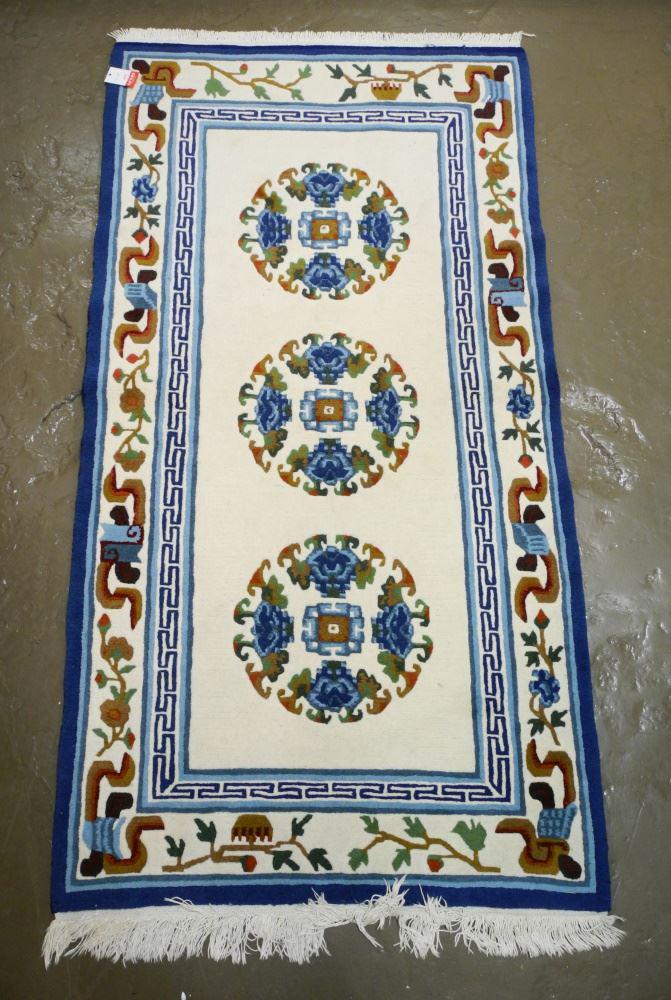 Tibetan Runner, Approximately 6'1" x 3'. (1 of 3)