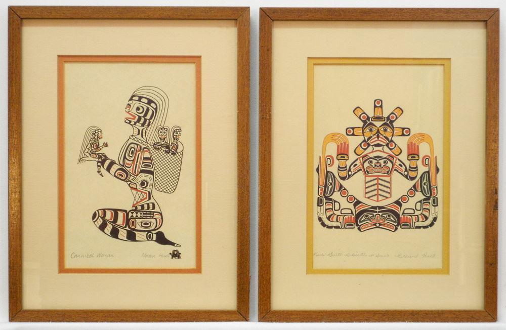 3 Various Hunt Family Prints, 8 1/8" x 5 1/8". (1 of 3)