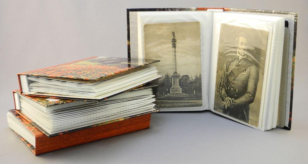 4 Small Albums of Cigarette Cards, Ephemera, Etc., 6 3/4" High.: 4 Small Albums of Cigarette Cards, Ephemera, Etc., 6 3/4" High.