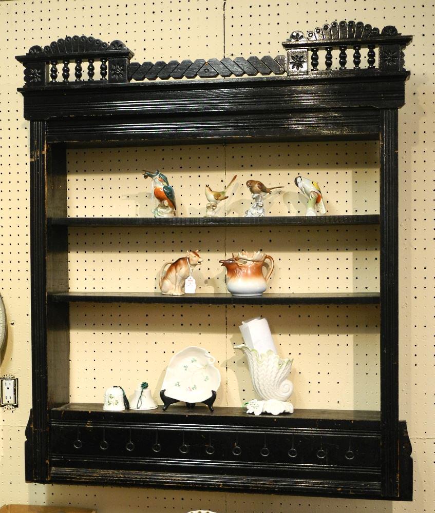 Victorian Spice Shelf, 46" High. (1 of 1)