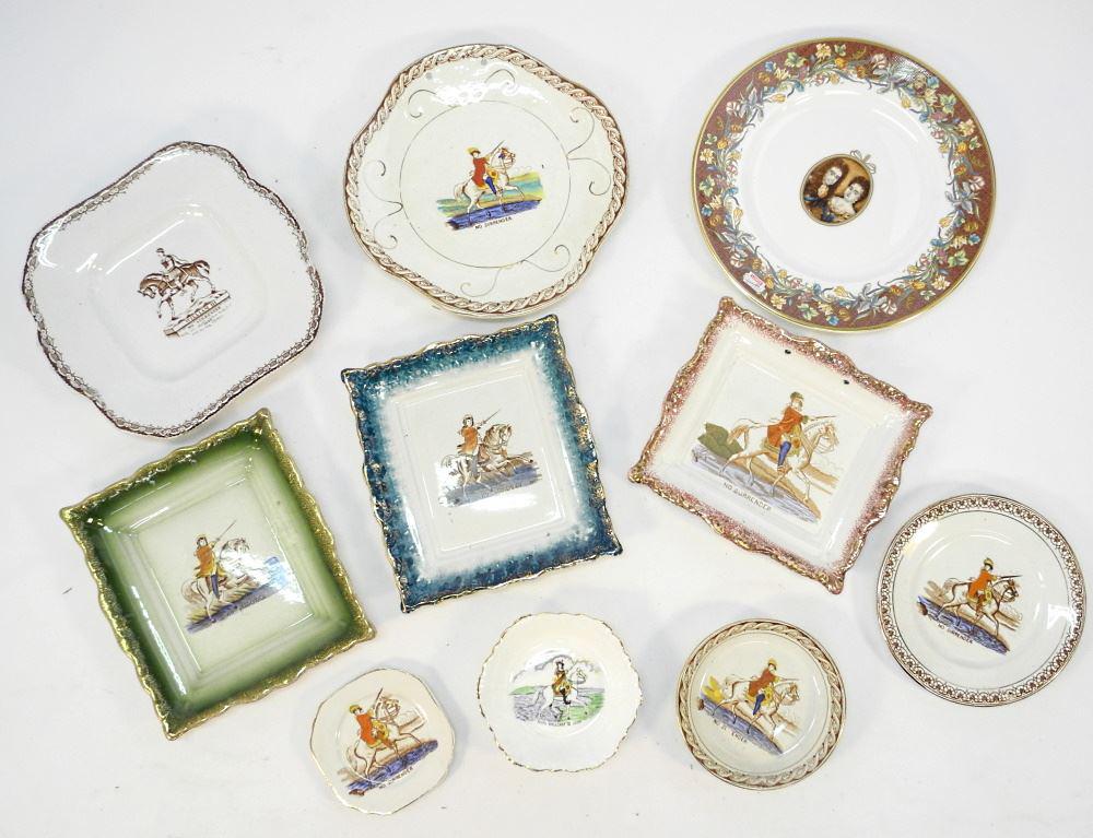 Collection of 10 William III Commemorative Plates, 11" Diameter. (1 of 1)