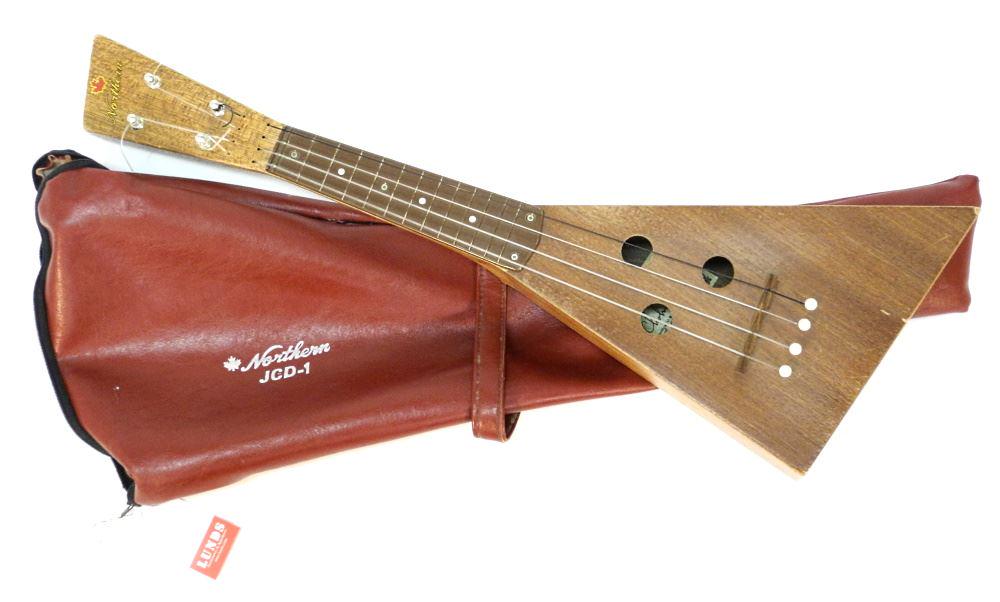 Northern "JCD1" Ukulele, Signed J. Chalmers Deane with Soft Bag.: Northern "JCD1" Ukulele, Signed J. Chalmers Deane with Soft Bag.