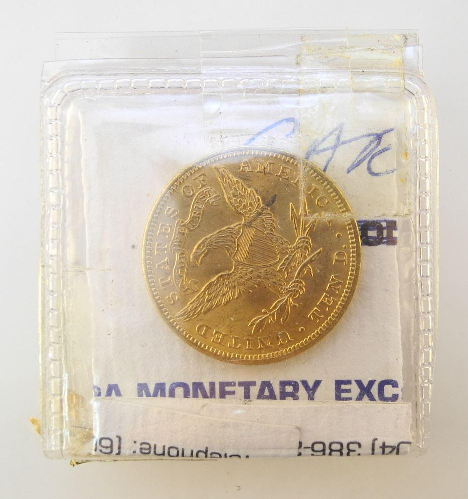 1898 US Ten Dollar Gold Coin. (1 of 1)