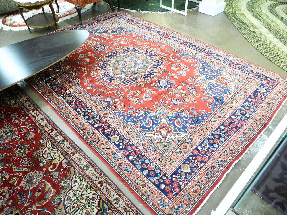 Sabzevar Carpet, Approximately 9'9" x 6'7". (1 of 4)