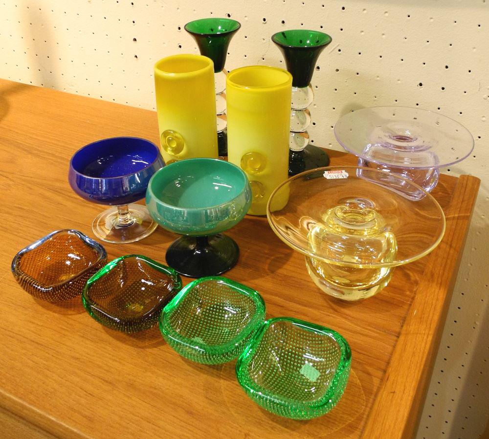 12 Art Glass Vessels, 6 Pairs of Various Forms, 6" High. (1 of 1)