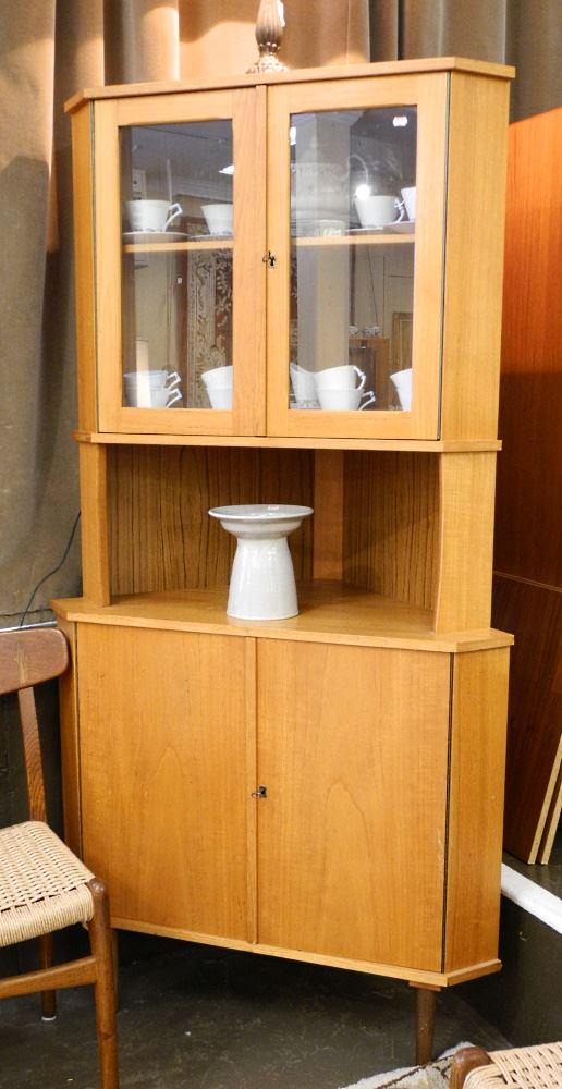 Danish Modern Teak Corner Cabinet, 67 1/4" High. (1 of 3)
