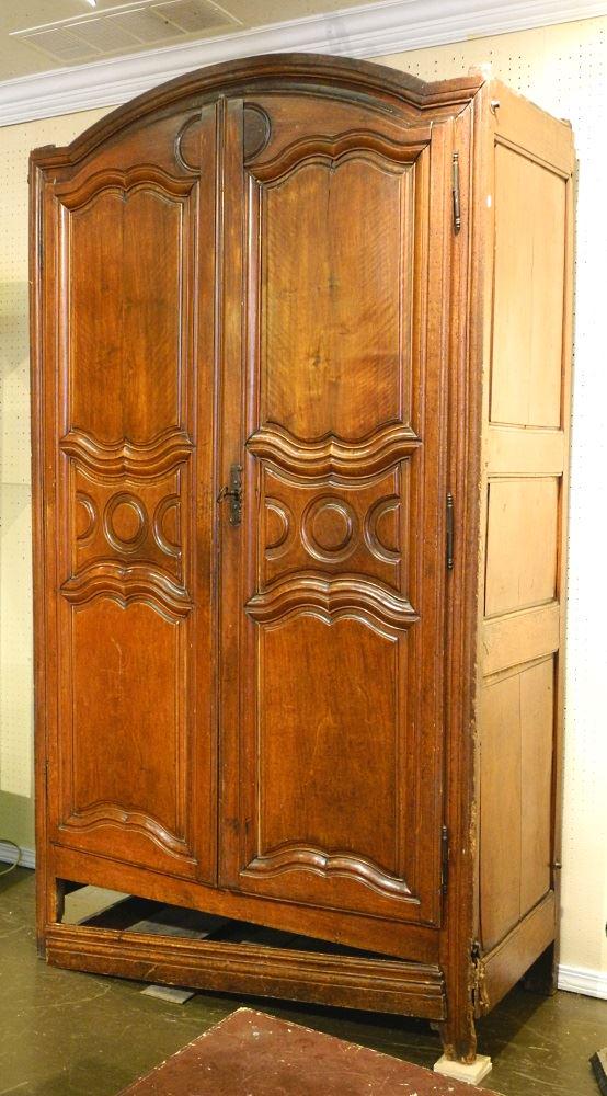 Antique Provencal Walnut Wardrobe, condition noted. (1 of 6)