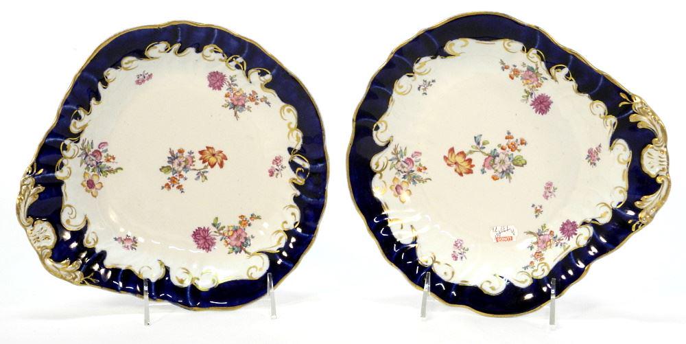 Pair of Antique Shell-Shaped Dishes, 1 7/8 x 9 1/2 x 9" (1 of 3)
