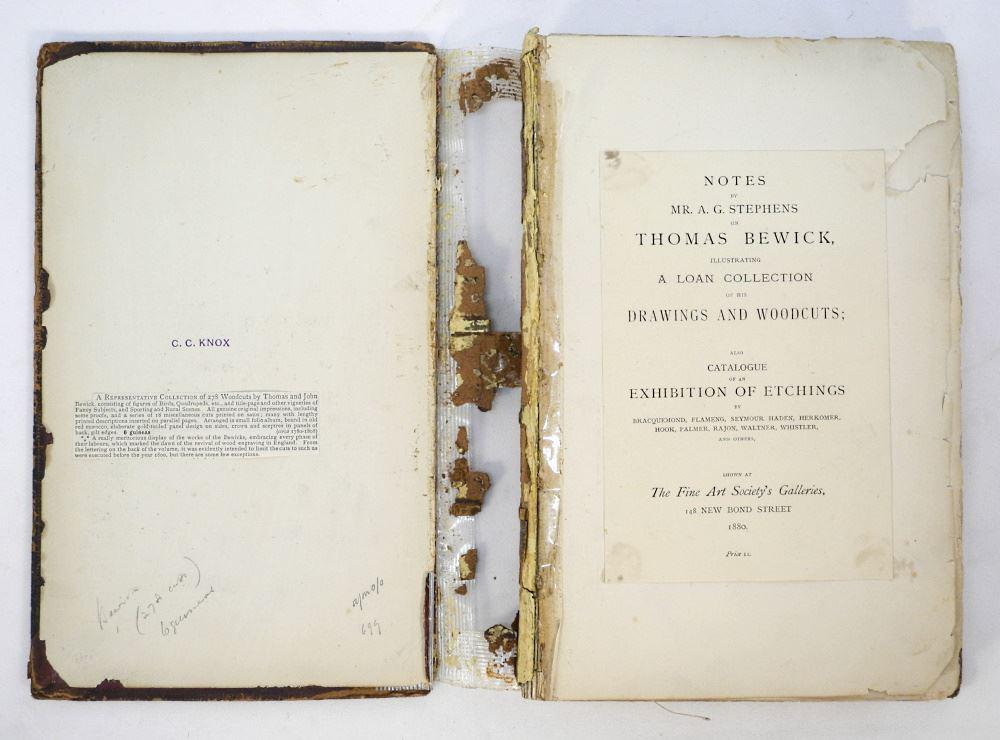 Bound Collection of Wood Engravings by Thomas & John Bewick. (1 of 5)