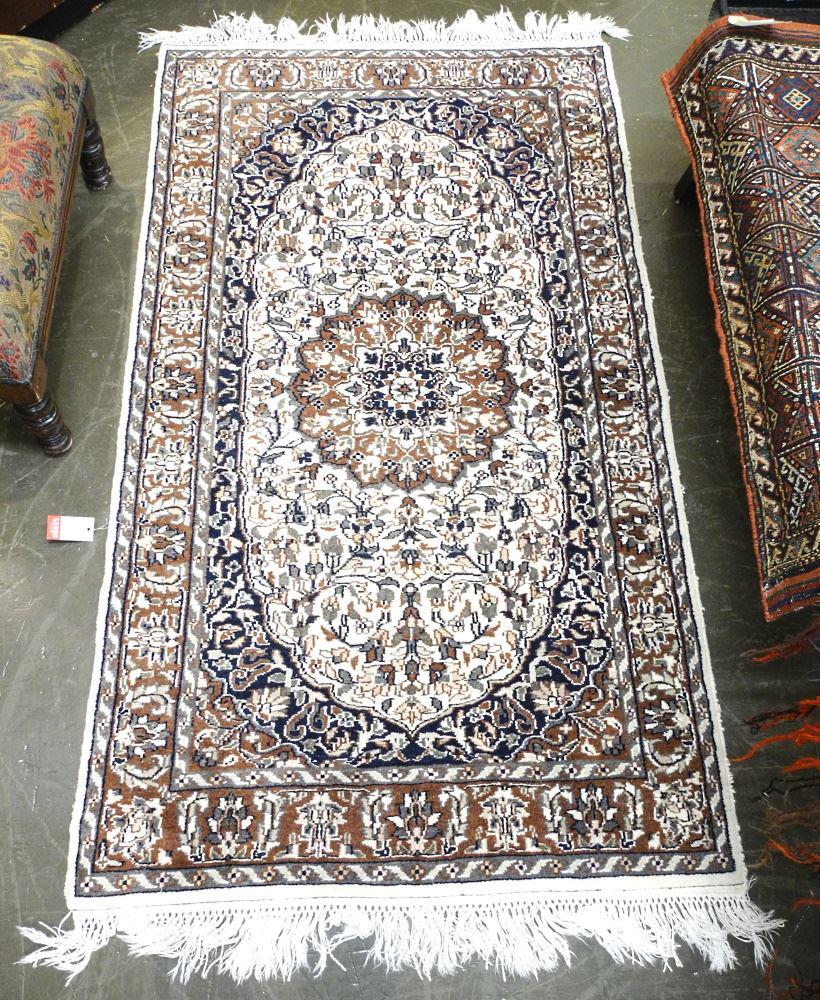 Persian Carpet, Approximately 6'1" x 3'2". (1 of 3)