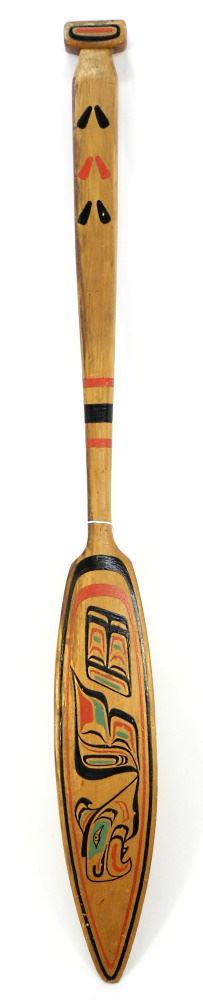 Kwagiulth Dance Paddle Signed Stephen Hunt Bella Bella. (1 of 3)