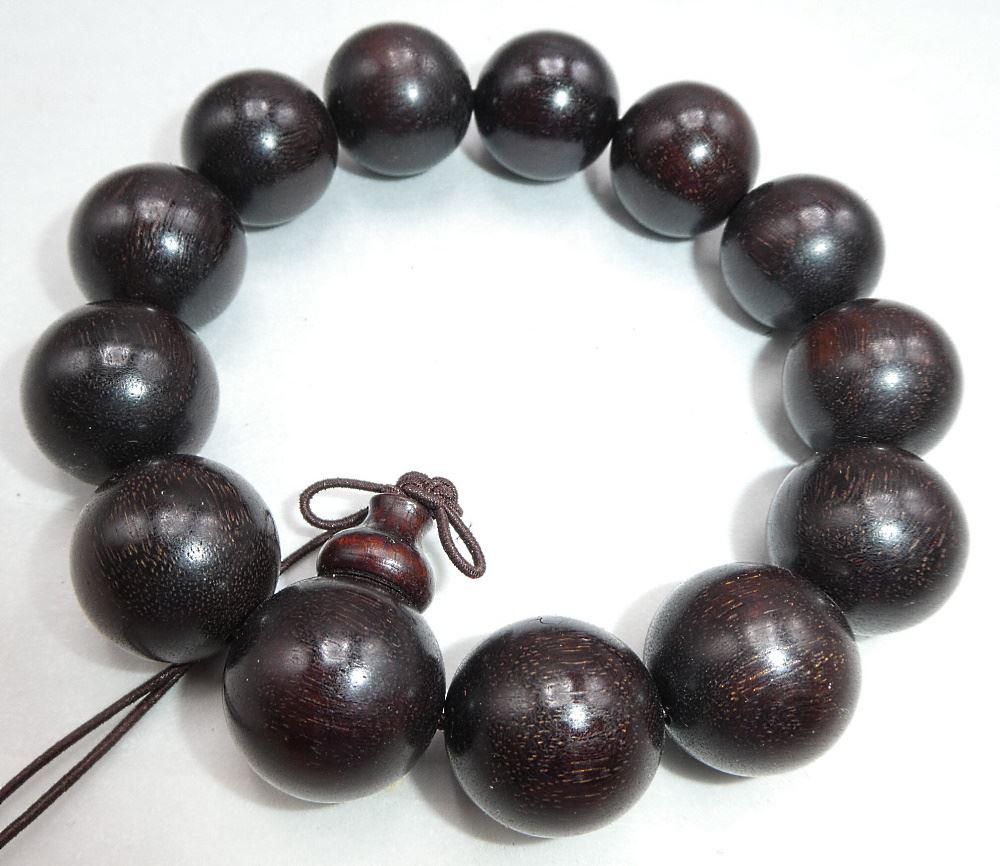 Oriental Rosewood Bead Bracelet, 4" Diameter, 20th C. (1 of 1)