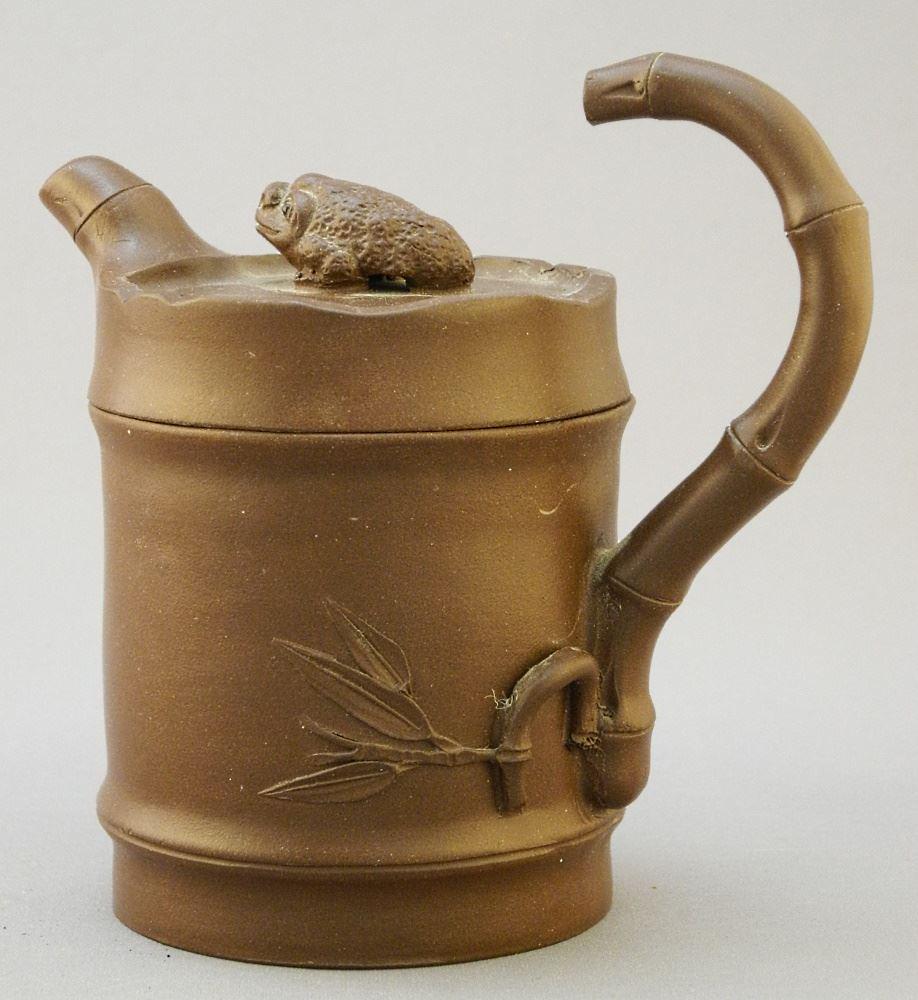 Yixing Ware "Frog" Teapot, 5 1/8" High. (1 of 3)