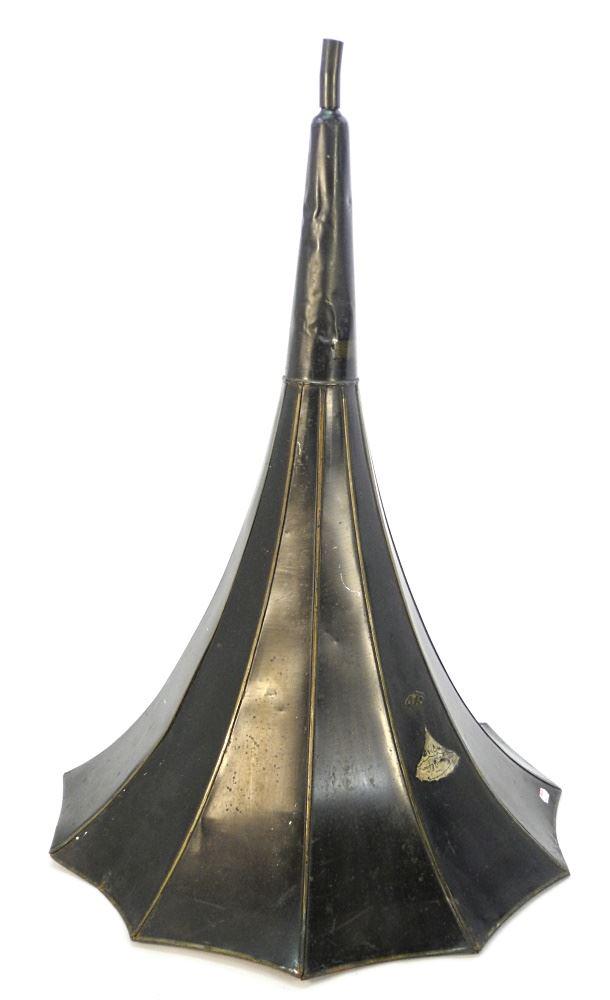 Thomas A. Edison "Home" Horn, 30 1/2" length.: Thomas A. Edison "Home" Horn, 30 1/2" length.