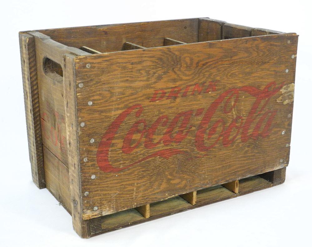 Old Coca-Cola Crate from Vancouver Plant, 17 1/2" Length.: Old Coca-Cola Crate from Vancouver Plant, 17 1/2" Length.