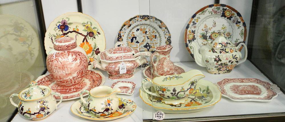 Collection of Mason's Ironstone Dishes Including Vista. (1 of 1)