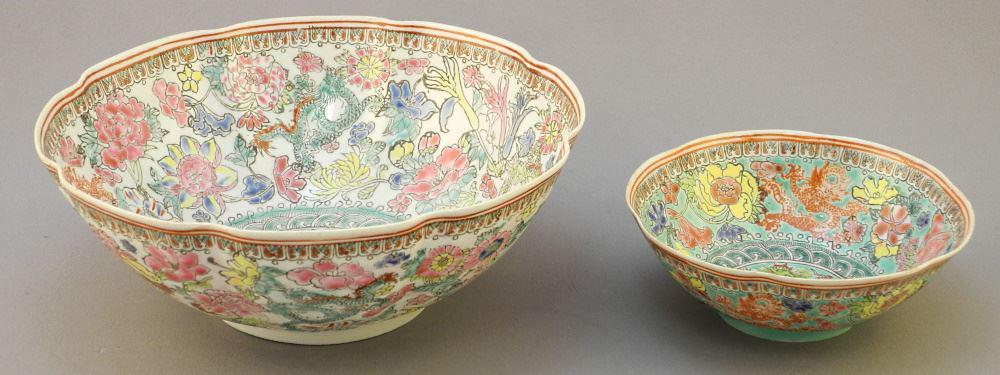 2 Chinese Eggshell Porcelain Bowls. (1 of 3)