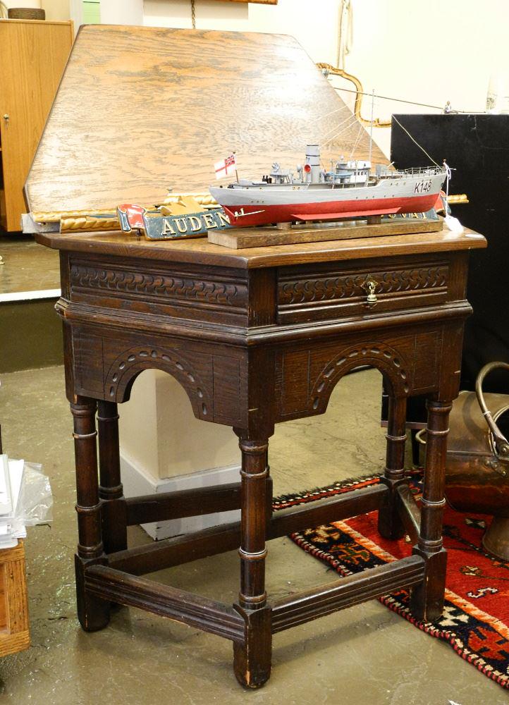 Foldover Games Table, 31" high. (1 of 2)