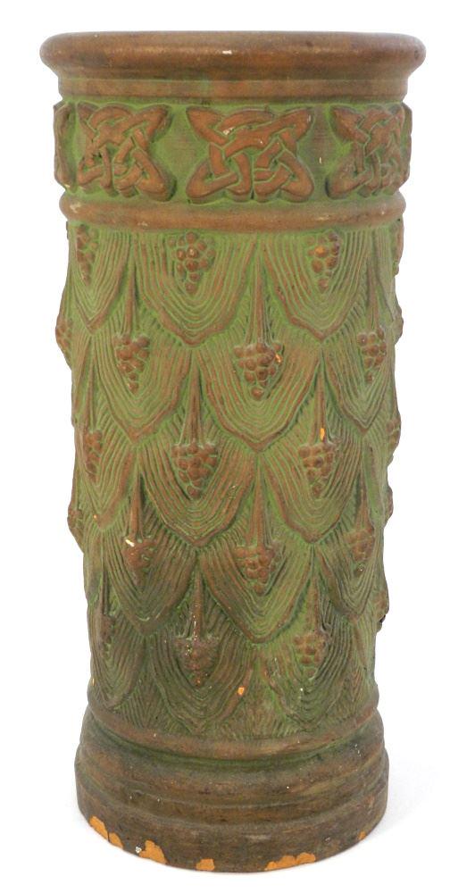 Peters & Reed Umbrella Stand with Celtic Knots, 23" high. (1 of 3)