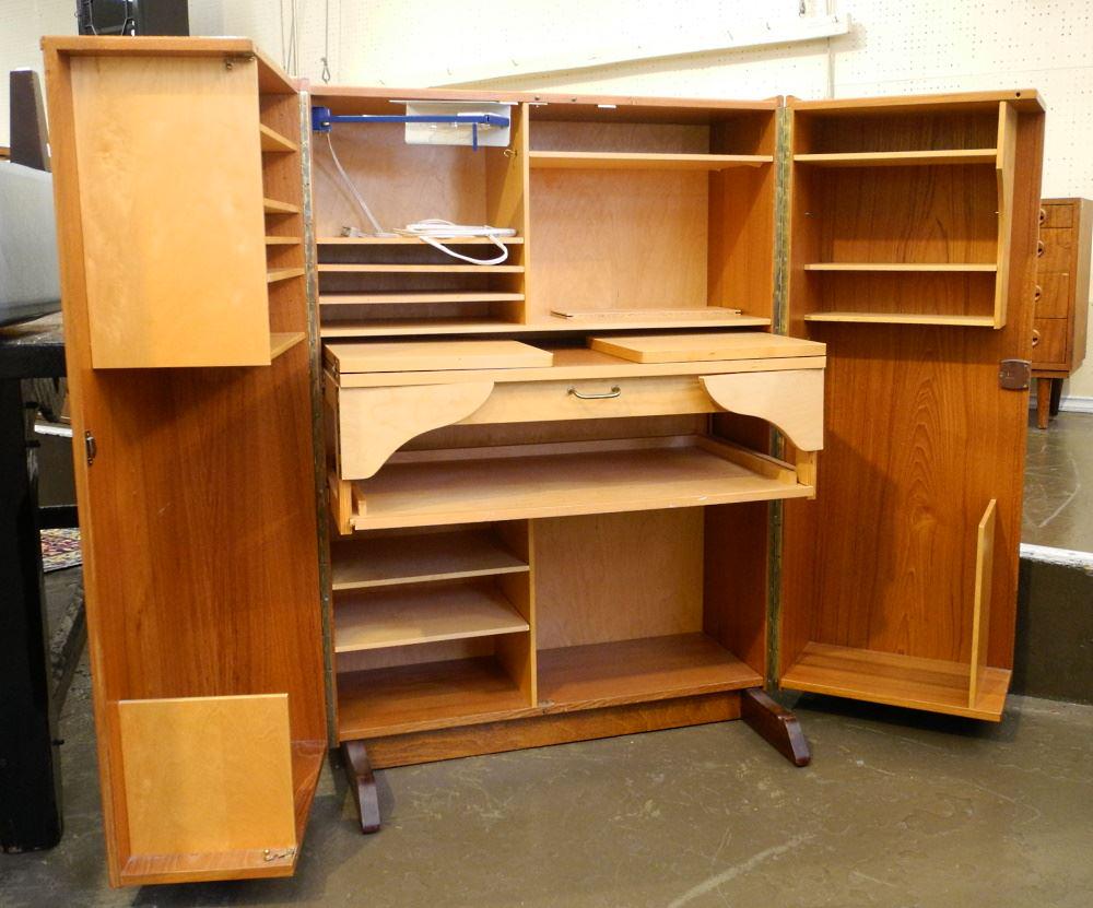 Mummenthaler& Meier Teak "Magic Box" Desk. (1 of 4)