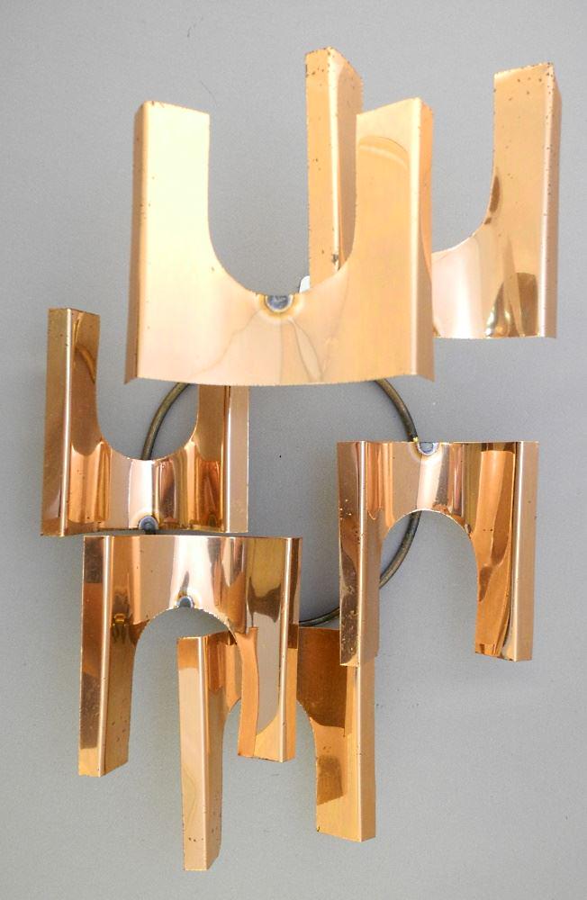 Copper Candle Sconce, 13 3/4" high. (1 of 1)