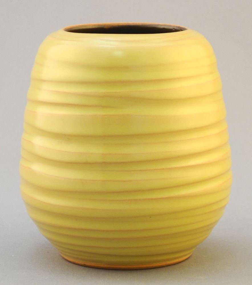 Michael Andersen Danish Pottery Vase, 3 3/4" High. (1 of 2)
