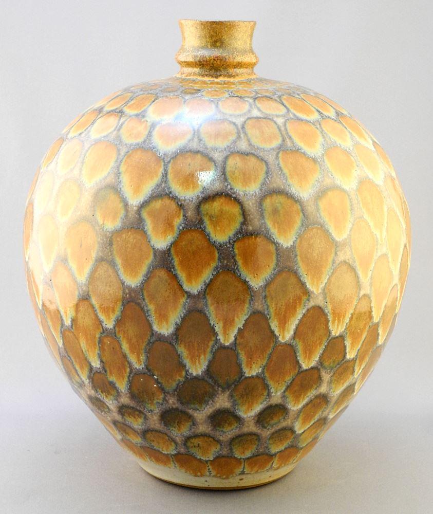 Art Pottery Vase signed Bill Boyd, 11 1/2" high. (1 of 3)