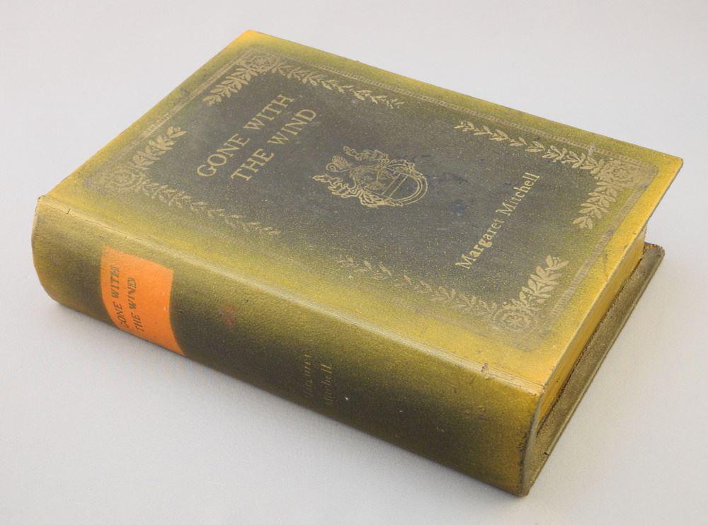 Novelty Book Shaped Jewellery Box, 8 1/4" x 6" x 2", "Gone with The Wind". (1 of 3)
