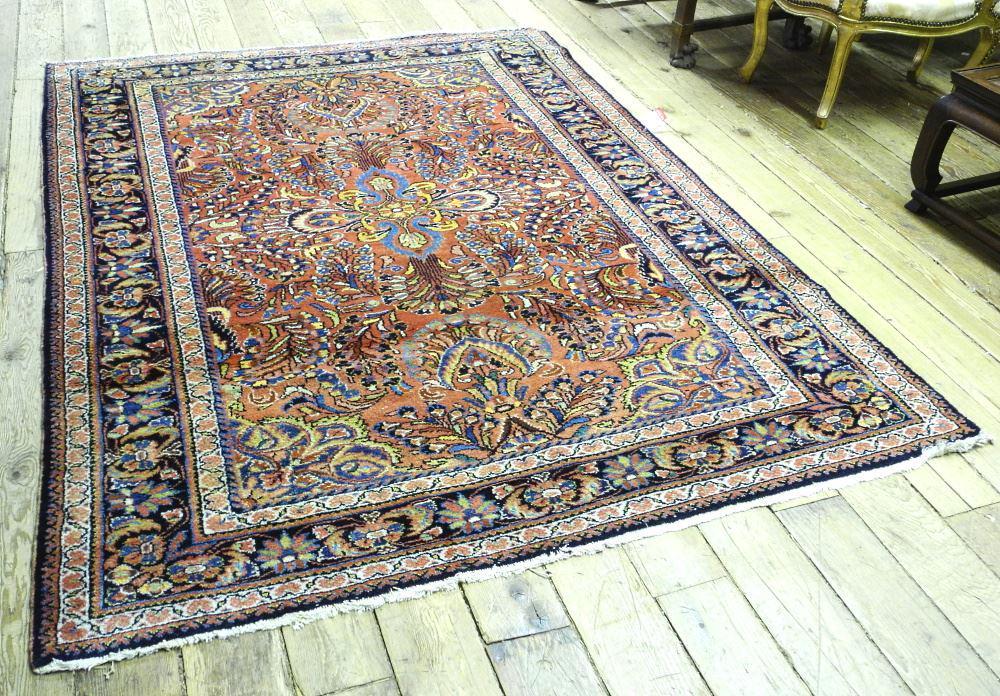 Hand Knotted Persian Carpet, Approximately 83" x 61 1/2". (1 of 5)