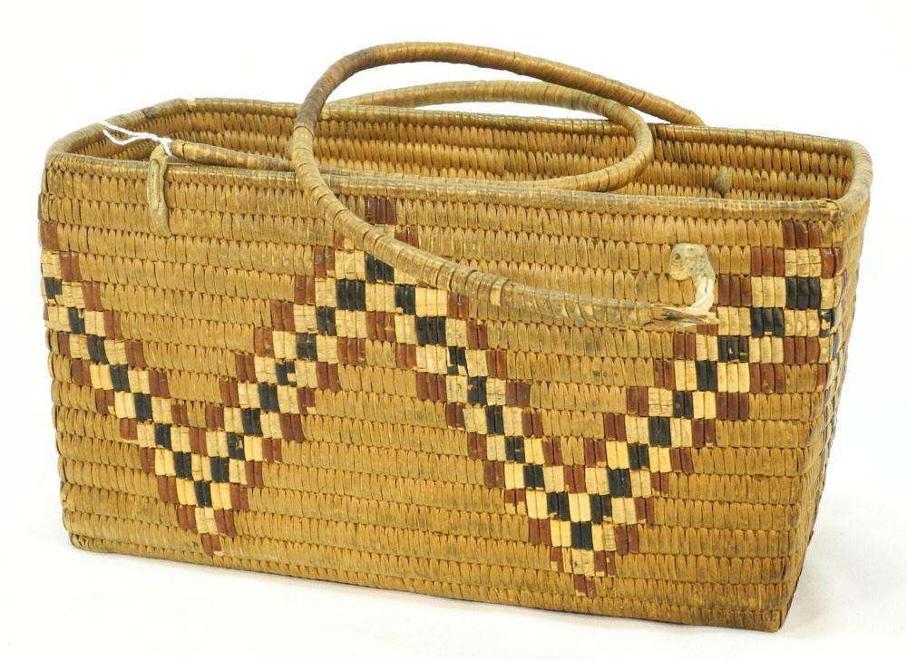 Salish Shopping Basket, 13". (1 of 2)