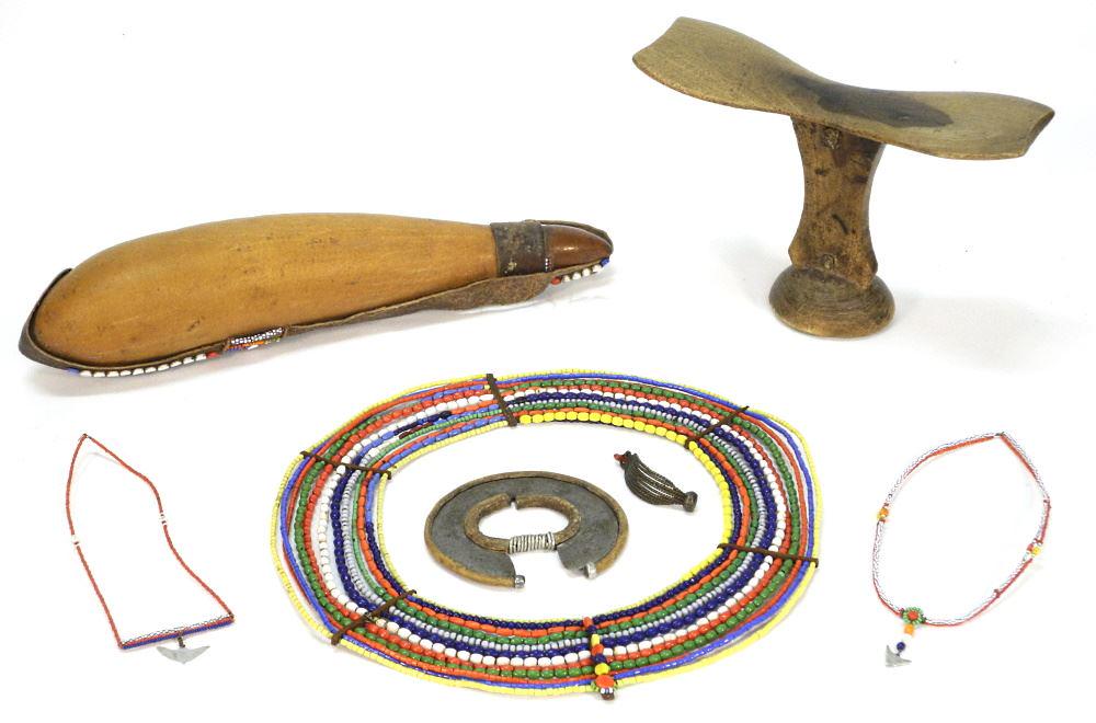 5 African Items, Some Masai. (1 of 3)