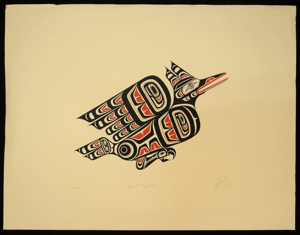 3 Northwest Coast Serigraphs: C. Dick/ D. LaFortune/ J. Johnny, Largest 20" x 26" Unframed (1 of 5)