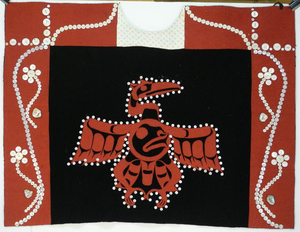 Northwest Coast Childs Button Dance Blanket, 29" x 39". (1 of 1)