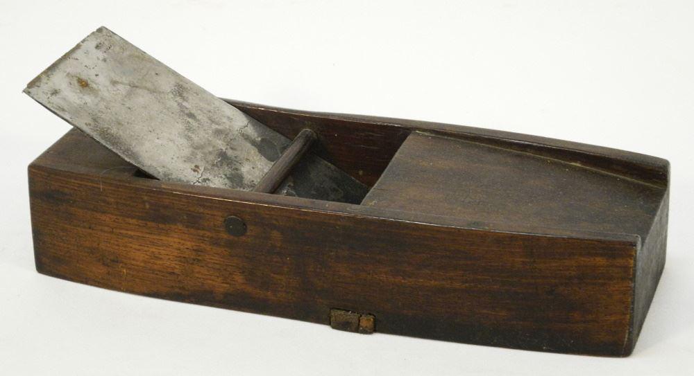 Chinese Hardwood Apothecary's Plane, 13 3/8" length.: Chinese Hardwood Apothecary's Plane, 13 3/8" length.