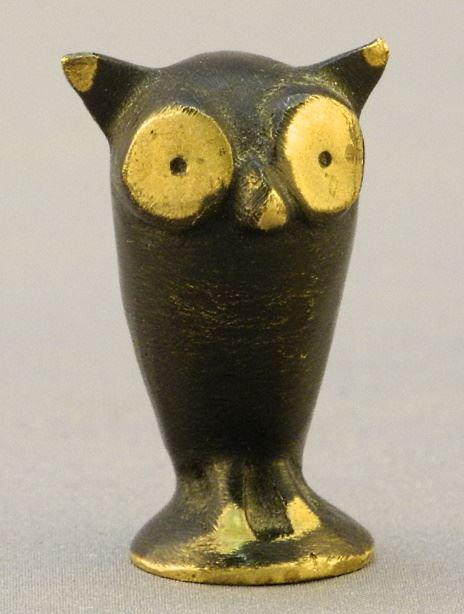 Herta Baller Bronze Owl, Walter Bosse, Marked Baller Austria. (1 of 4)