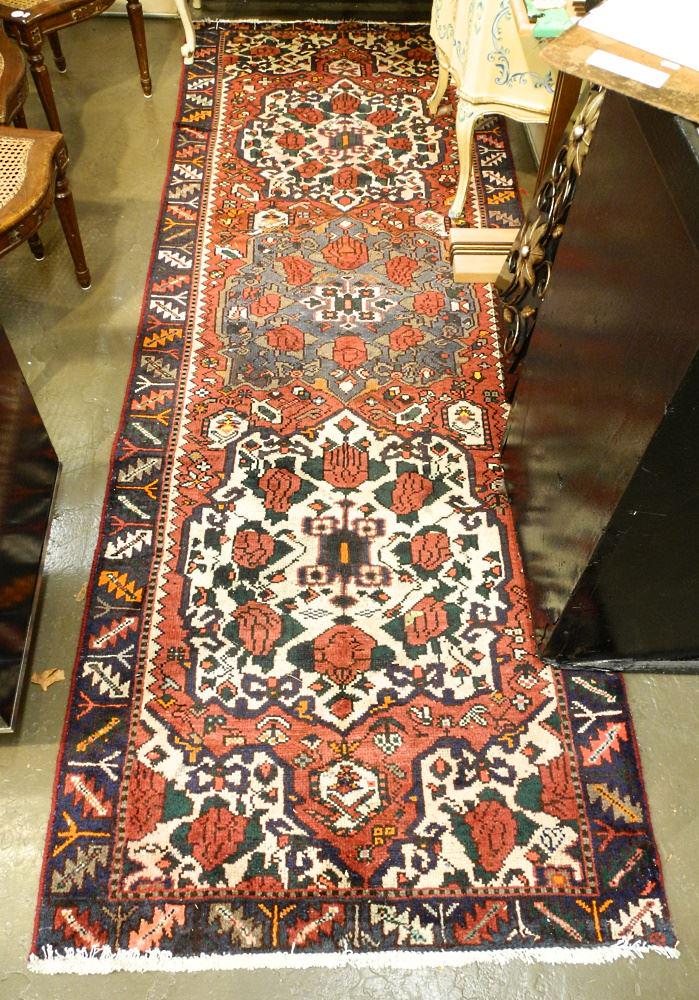 Bakhtiar Runner, Approximately 10' x 3'5". (1 of 3)