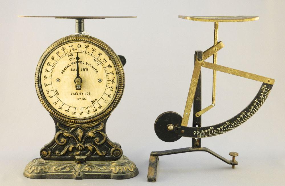 2 Antique Postal Scales. (1 of 2)