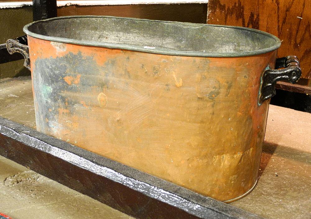 Copper Laundry Boiler, 26" Wide. (1 of 1)