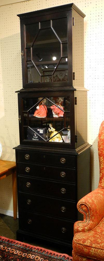 Hickory Chair Park Avenue Tall Cabinet, 7' High.: Hickory Chair Park Avenue Tall Cabinet, 7' High.