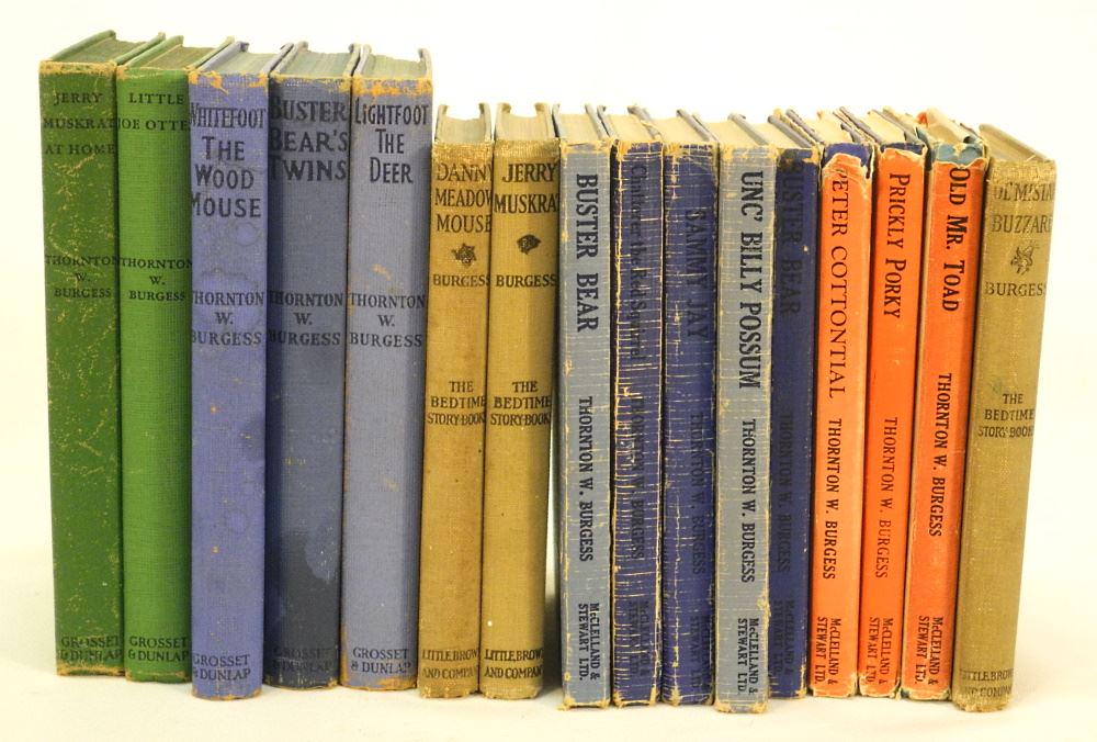 Collection of Thornton W. Burgess Stories Including 3 1st Editions. (1 of 1)