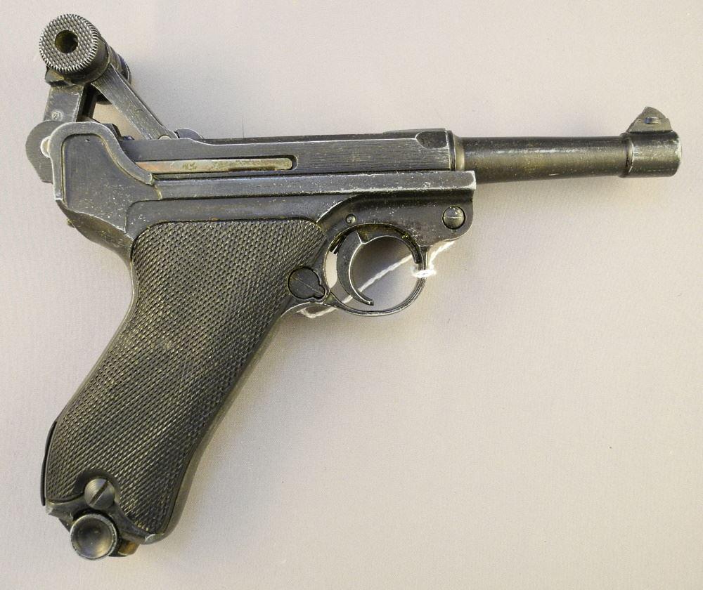 Replica Pistol: Luger P08 Style, 9"' length. (1 of 2)