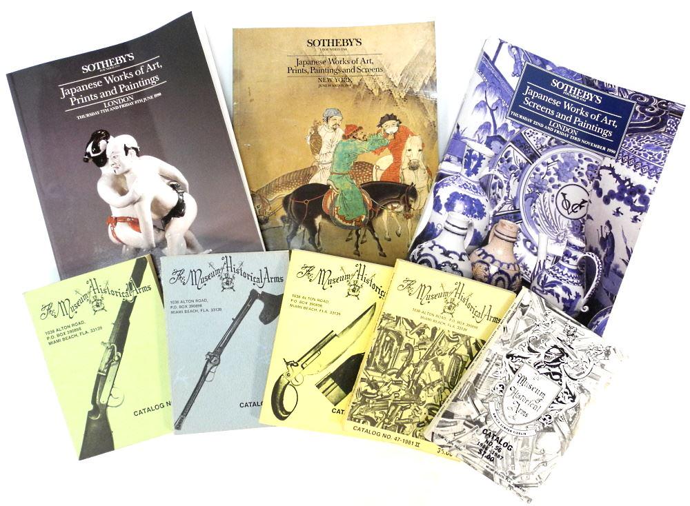 8 Various Japanese Art & Historical Arms Reference Books & Catalogues. (1 of 1)
