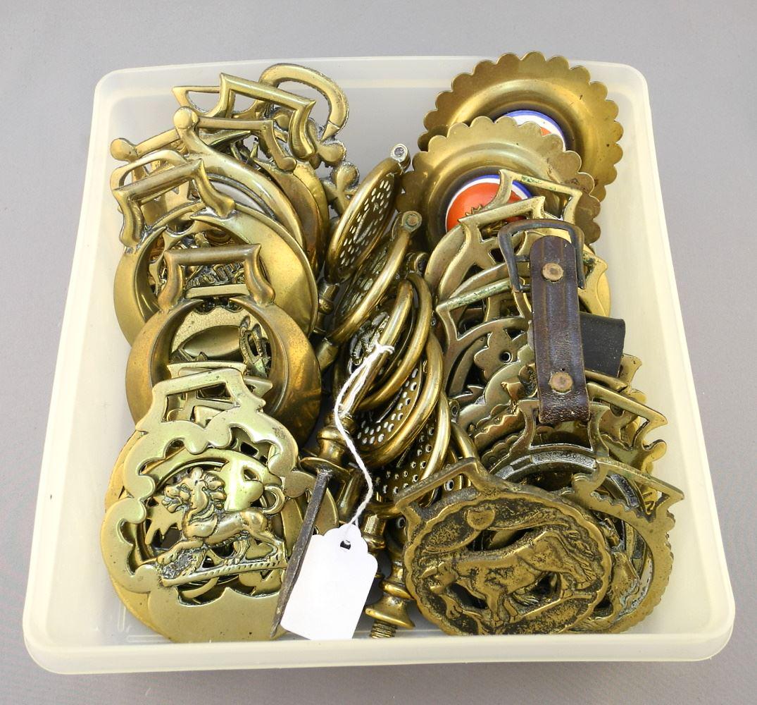 Collection of Victorian Horse Brasses/ Swingers/ Harness Furnishings, 30+ Pieces (1 of 3)