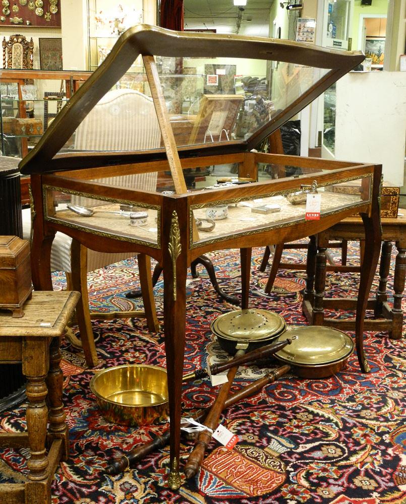 Continental Ormolu Mounted Vitrine, 40" x 24" x 29". (1 of 4)