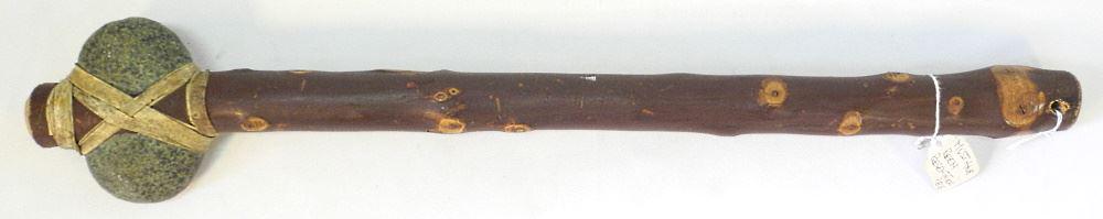 Indigenous-Style Stone Axe, 26 3/4" Length. (1 of 2)