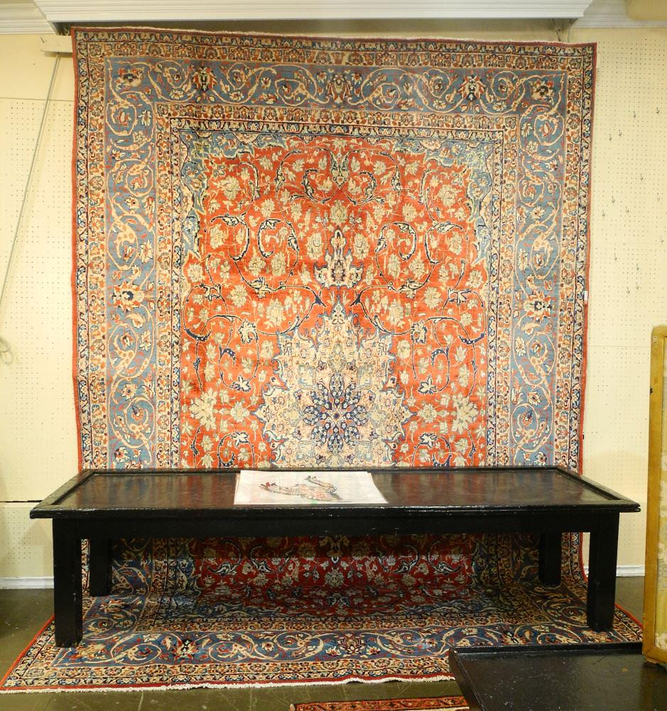 Najafabad Carpet, Approximately 12'4" x 8'9". (1 of 4)